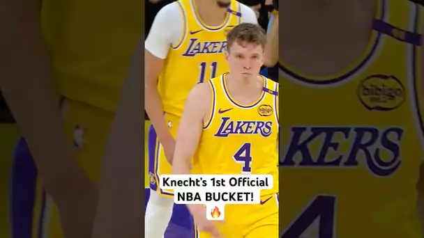 Dalton Knecht’s first official NBA bucket! 🔥👀|#Shorts