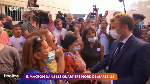 Reportage à Marseille où Emmanuel Macron est allé au contact des habitants