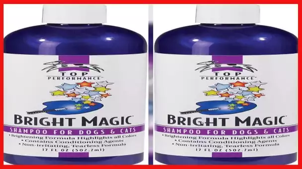 Top Performance Bright Magic Dog and Cat Shampoo, 17-Ounce