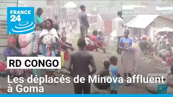 RD Congo : les déplacés de Minova affluent à Goma • FRANCE 24