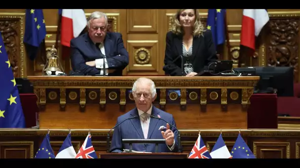 Charles III au Sénat, un roi ovationné dans un bastion de la République française