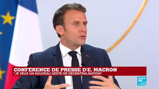 "Je veux réformer la haute fonction publique" : Emmanuel Macron