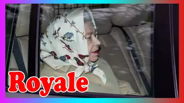 La reine revient à Sandringham lors d'une visite émouv@nte pour souvenir en privé du prince Philip