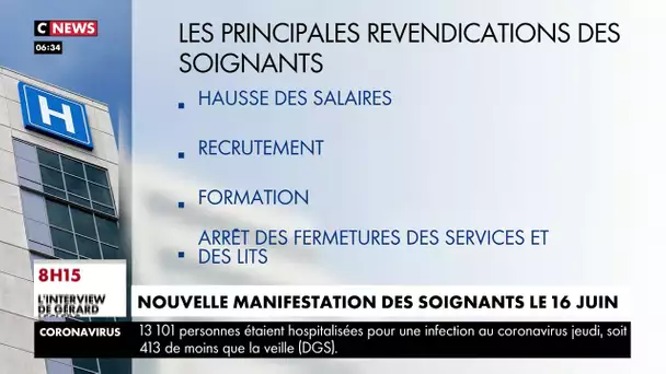 Nouvelle manifestation des soignants le 16 juin