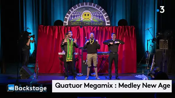 Quatuor Megamix : Medley New Age en live pour Backstage au Nouvel Atrium