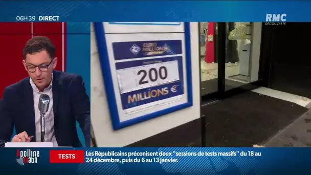 Cagnotte de 200 millions à l'Euromillions: on remet ça vendredi prochain