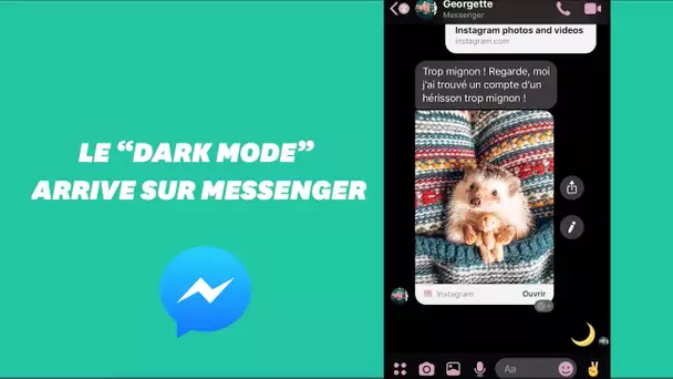 Comment activer le mode nuit sur Facebook Messenger