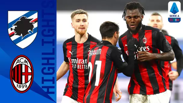 Sampdoria 1-2 Milan | I rossoneri allungano in testa | Serie A TIM