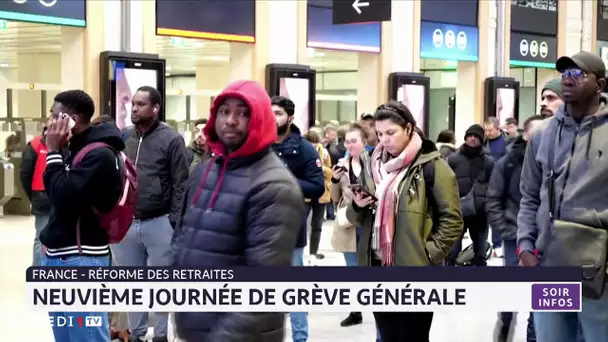 Réforme des retraites en France : Neuvième journée de grève générale