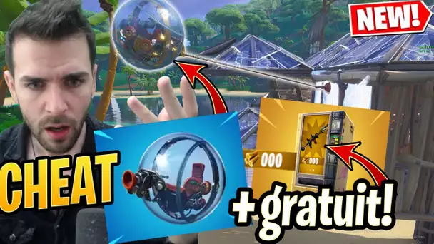 Pourquoi la *New* Bulle Mobile et les Distributeurs Gratuits sont trop CHEAT !! Fortnite Saison 8