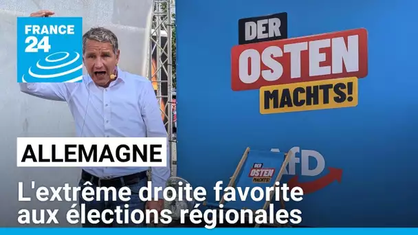 Élections régionales en Allemagne: l'extrême droite favorite des les sondages en Saxe et en Thuringe