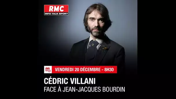 🎙️ Cédric Villani est face à Jean-Jacques Bourdin sur RMC et BFMTV