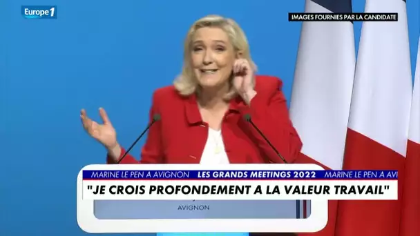 Si elle est élue, Marine Le Pen engagera "un référendum sur l'immigration"