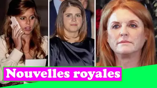 Sarah Ferguson "dév@stée" se "regroupant" avec Béatrice et Eugénie alors qu'Andrew fait face à son p