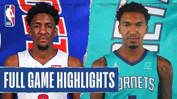 PISTONS at HORNETS | FULL GAME HIGHLIGHTS | November 15, 2019