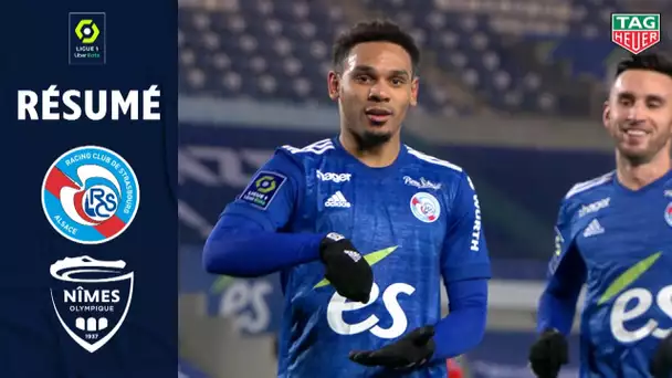 RC STRASBOURG ALSACE - NÎMES OLYMPIQUE (5 - 0) - Résumé - (RCSA - NO) / 2020/2021