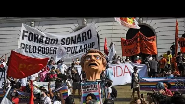 Au Brésil, des milliers de manifestants contre Jair Bolsonaro et sa gestion de la pandémie