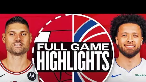 BULLS at PISTONS | FULL GAME HIGHLIGHTS | November 18, 2024