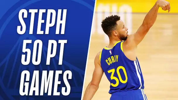 Best of Steph Curry's 50 PT Games This Season! 👨‍🍳