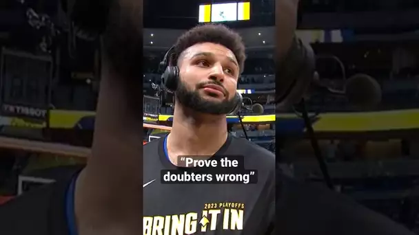 “Prove the doubters wrong” - Jamal Murray Following His IMPRESSIVE Game 1 Performance! 👀 | #shorts