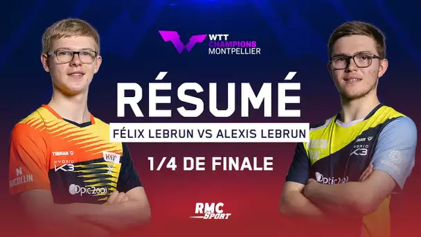 Résumé : Un match d'un grand niveau entre Félix et Alexis Lebrun