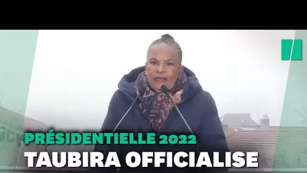 Christiane Taubira annonce sa candidature à la présidentielle 2022