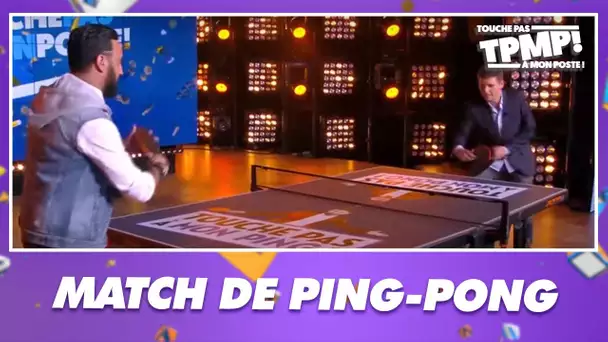 Le match de ping-pong entre Cyril Hanouna et Thomas Sotto