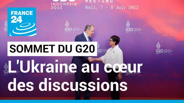 La guerre en Ukraine au coeur du G20, les diplomates russe et américain s'évitent • FRANCE 24