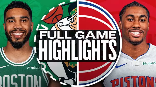 CELTICS at PISTONS | FULL GAME HIGHLIGHTS | October 26, 2024