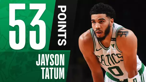 Jayson Tatum Drops His CAREER-HIGH 53 PTS! 🔥