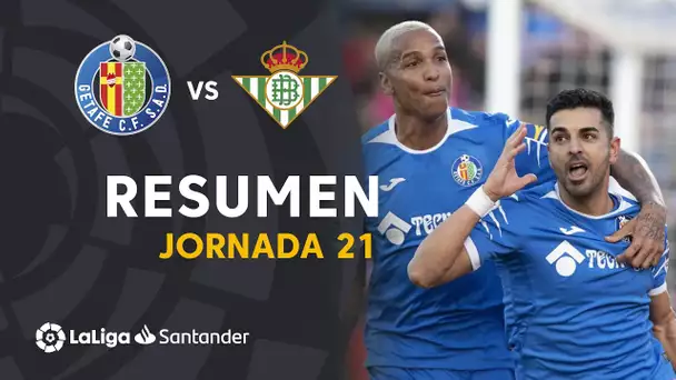 Resumen de Getafe CF vs Real Betis (1-0)