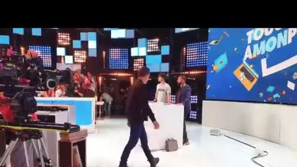 Cyril Hanouna et Gad Elmaleh des les coulisses de Huge In France sur le plateau de TPMP