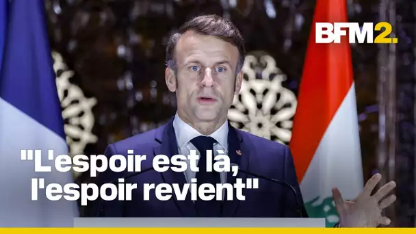 Liban: Emmanuel Macron s'exprime devant la communauté française