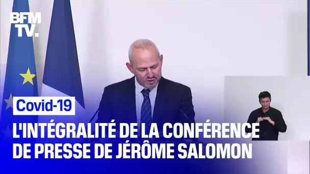 Covid-19: l'intégralité de la conférence de presse de Jérôme Salomon