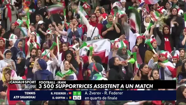 Iran : 3500 supportrices de foot assistent à un match