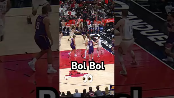 Bol Bol with the floater along the baseline!