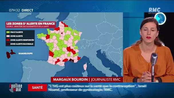 Trois nuances de rouge, 69 départements en alerte... Ce qu'il faut savoir de la "France du Covid-19"