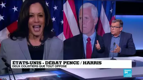 Etats-Unis : Débat Pence et Harris, deux colistiers que tout oppose