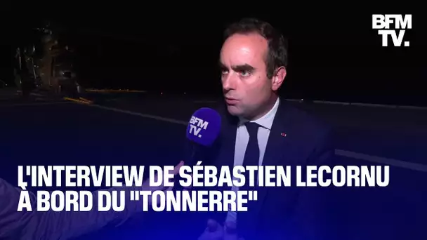 Conflit Hamas-Israël: l’interview du ministre des Armées à bord du "Tonnerre" sur BFMTV