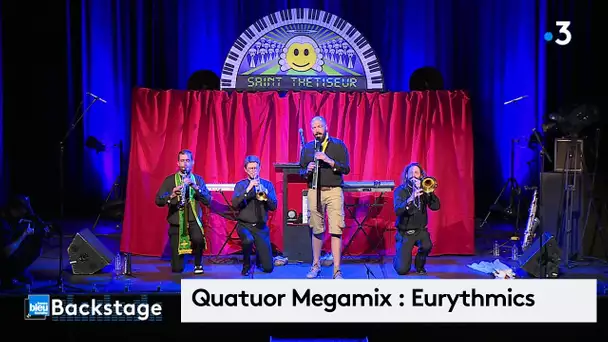 Quatuor Megamix : Eurythmics en live pour Backstage au Nouvel Atrium