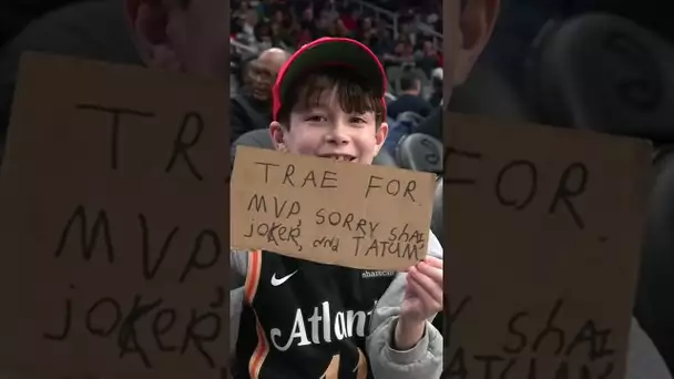 Young Hawks fan casts his MVP vote!