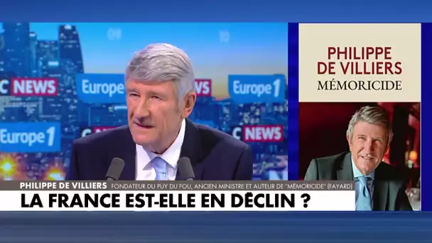 École, souveraineté… Pour Philippe de Villiers, «le pronostic vital de la France est engagé»