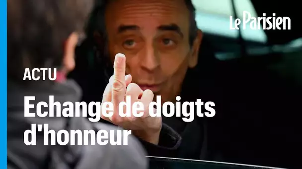 Eric Zemmour quitte Marseille par un échange de doigts d'honneur