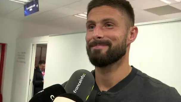 Olivier Giroud et l'équipe de France