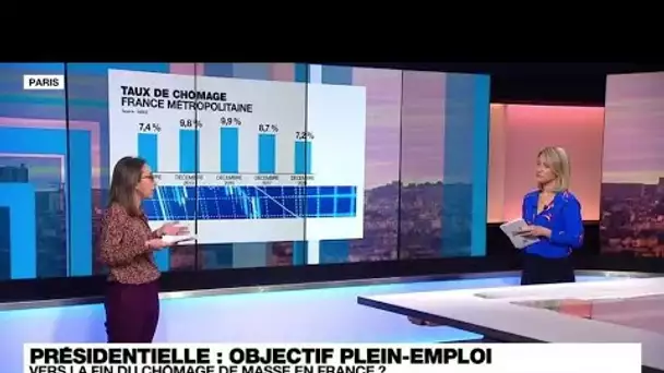 Présidentielle 2022 : peut-on atteindre le plein-emploi en France ? • FRANCE 24