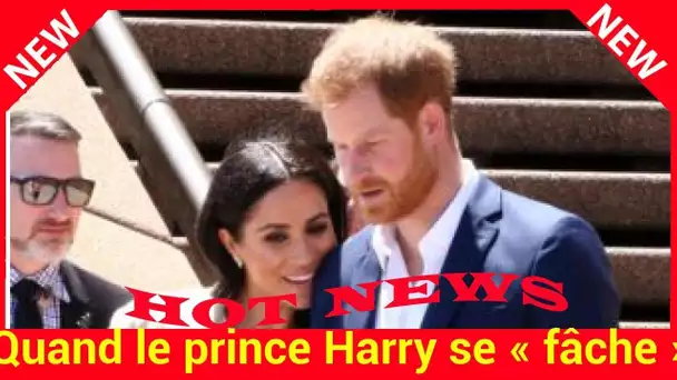 Quand le prince Harry se « fâche » contre un fan qui offre des fleurs à Meghan