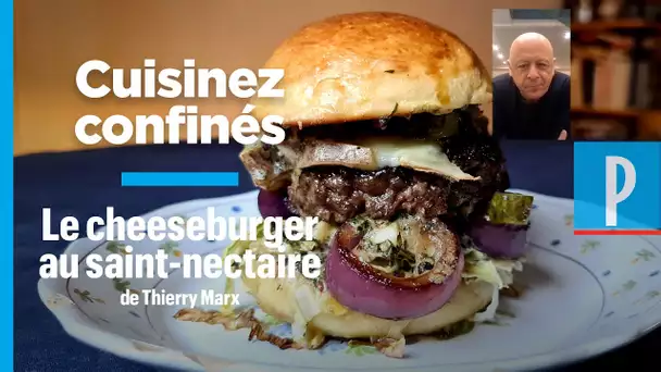 La recette du burger Saint-Nectaire et sauce béarnaise de Thierry Marx