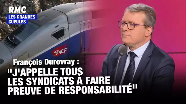 François Durovray, ministre des Transports, face aux GG