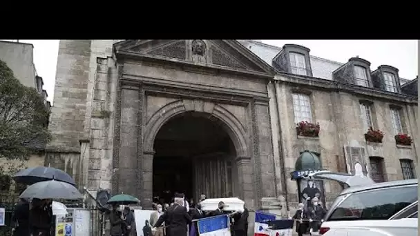 Les obsèques de Juliette Gréco à Saint-Germain-des-Près