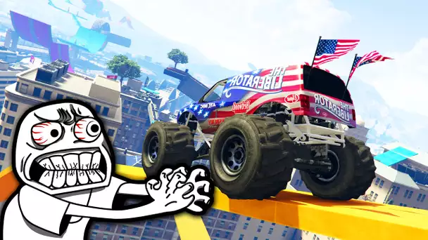 PARKOUR MONSTER TRUCK HARD - GTA 5 ONLINE